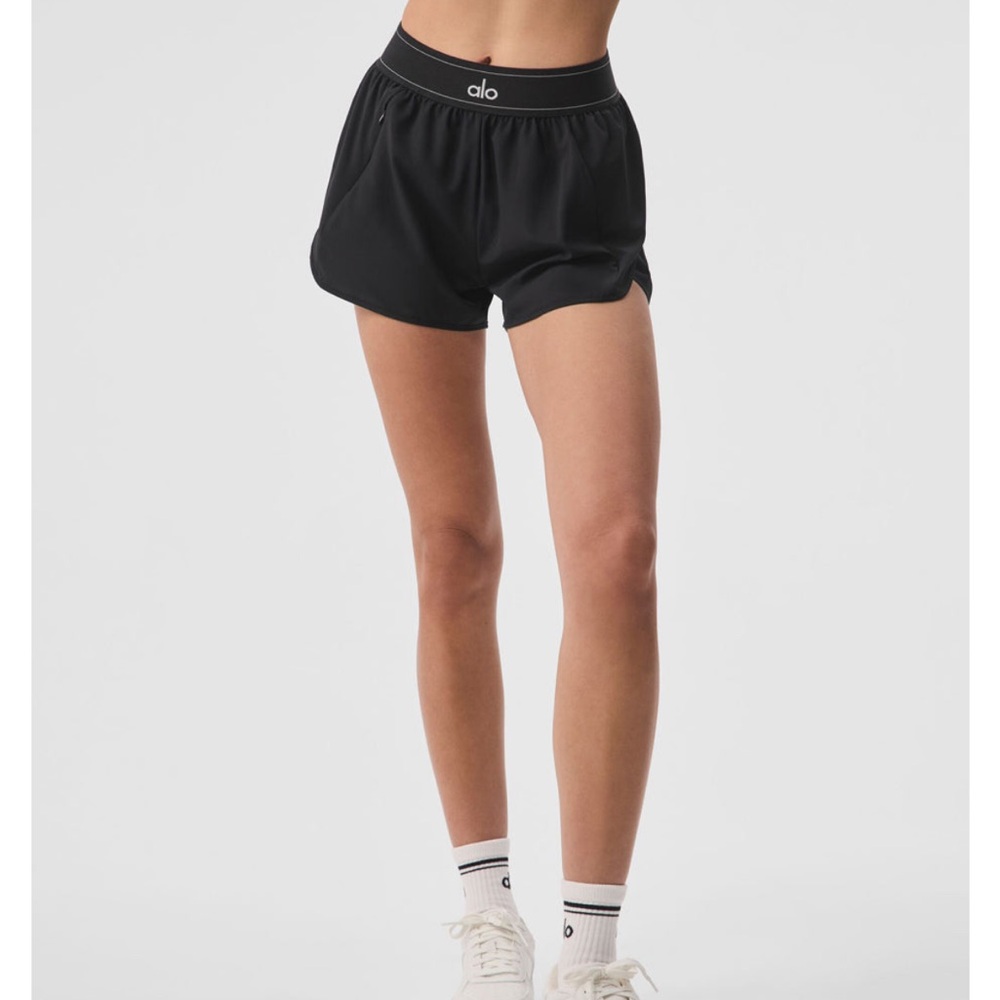 Alo Match Point Shorts - Black NWT